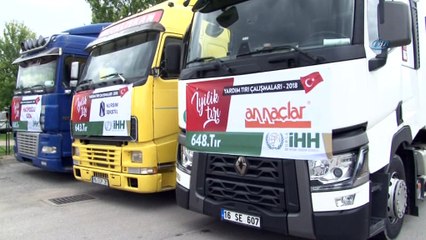 Bursa’dan Suriye’ye 10 tır gıda yardımı