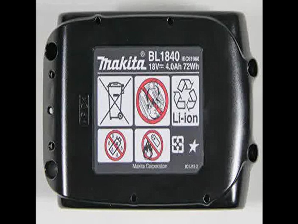 [- Makita BL1840 196399-0 18 V 4 Ah Li-ion Battery  -]
