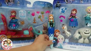 New Disney Frozen Little Kingdom Friendship Collection Sleigh Ride Sven Elsa Olaf Kristoff Snap-Ins