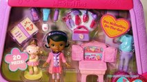 Unboxing Doc McStuffins On the Go Lambie Playset