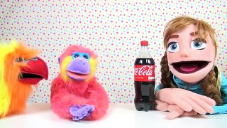 Petite anna reine des neiges coca challenge avec ses amis en francais !