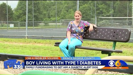 Family Trying to Raise $15K for Diabetic Alert Dog That Could Save Boy`s Life