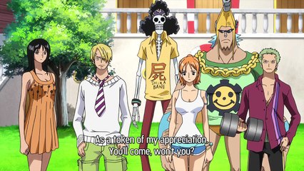 Shiki kidnapped Nami and throws away Straw Hats in Merveille ! #379