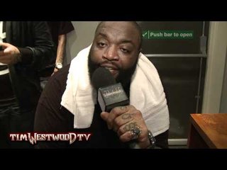 Rick Ross backstage in London interview - Westwood