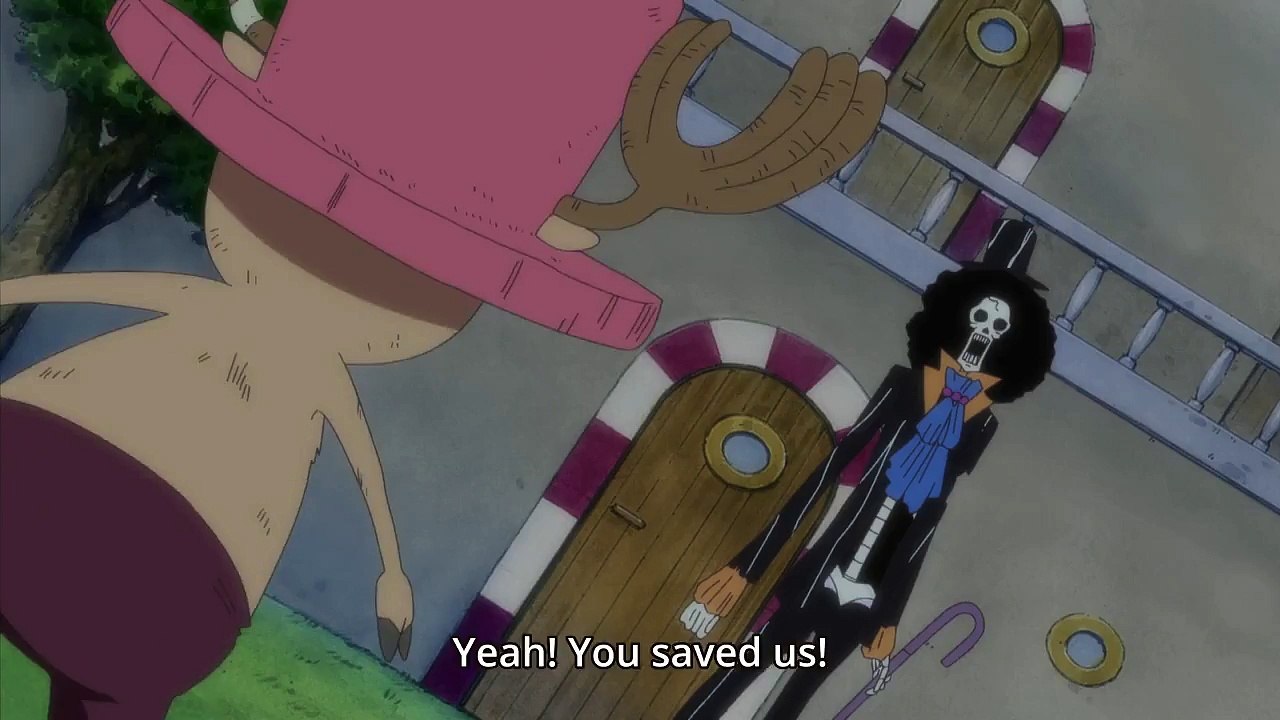 Strawhats vs Serpent Currents - Robin saves Chopper ! #179