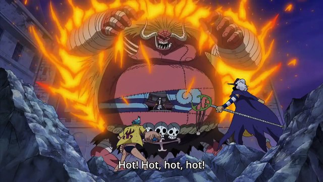 Strawhats combined attacks against Oars Part 2 #118