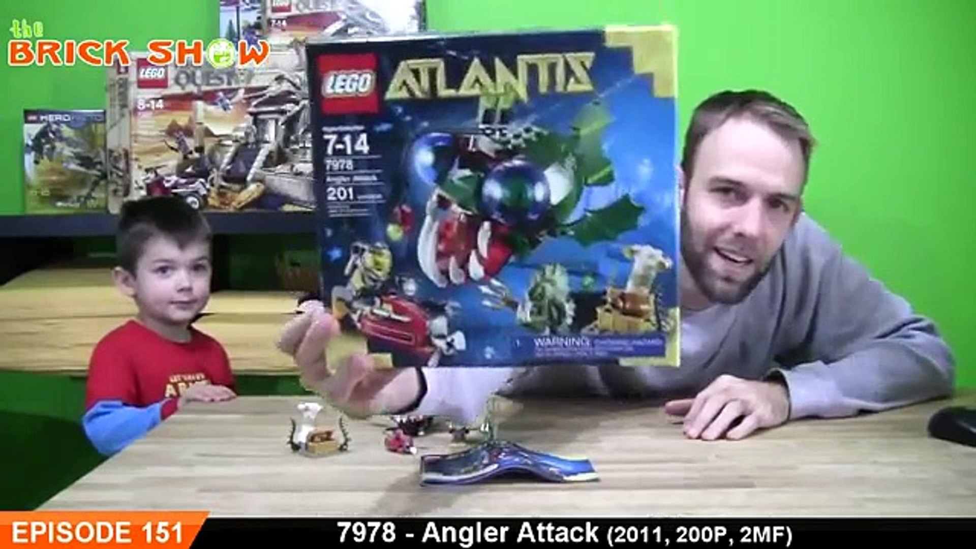 LEGO Atlantis Angler Attack Review : LEGO 7978 - video Dailymotion