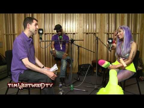 Nicki Minaj crazy fans, album signing & being Nicki - Westwood