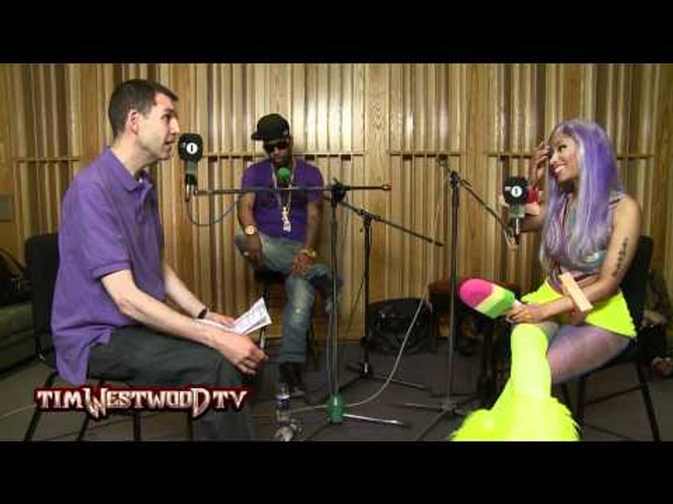 Nicki Minaj crazy fans, album signing & being Nicki - Westwood