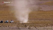 Enorme tornado sorprendió a viajeros en el desierto boliviano