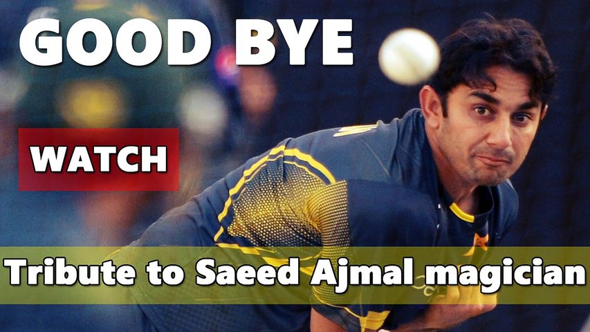 Tribute to Saeed Ajmal the great