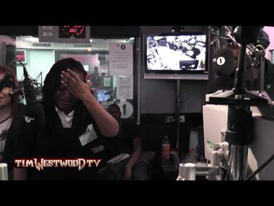 Lethal Bizzle tastes authentic African cuisine - Westwood