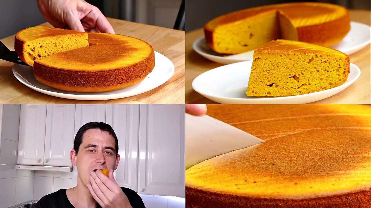 bizcocho de ZANAHORIA esponjoso ¡Un pastel super FACIL de hacer!