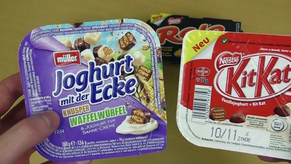 KitKat Yogurt After Eight Dessert Müller Yogurt Rolo Dessert