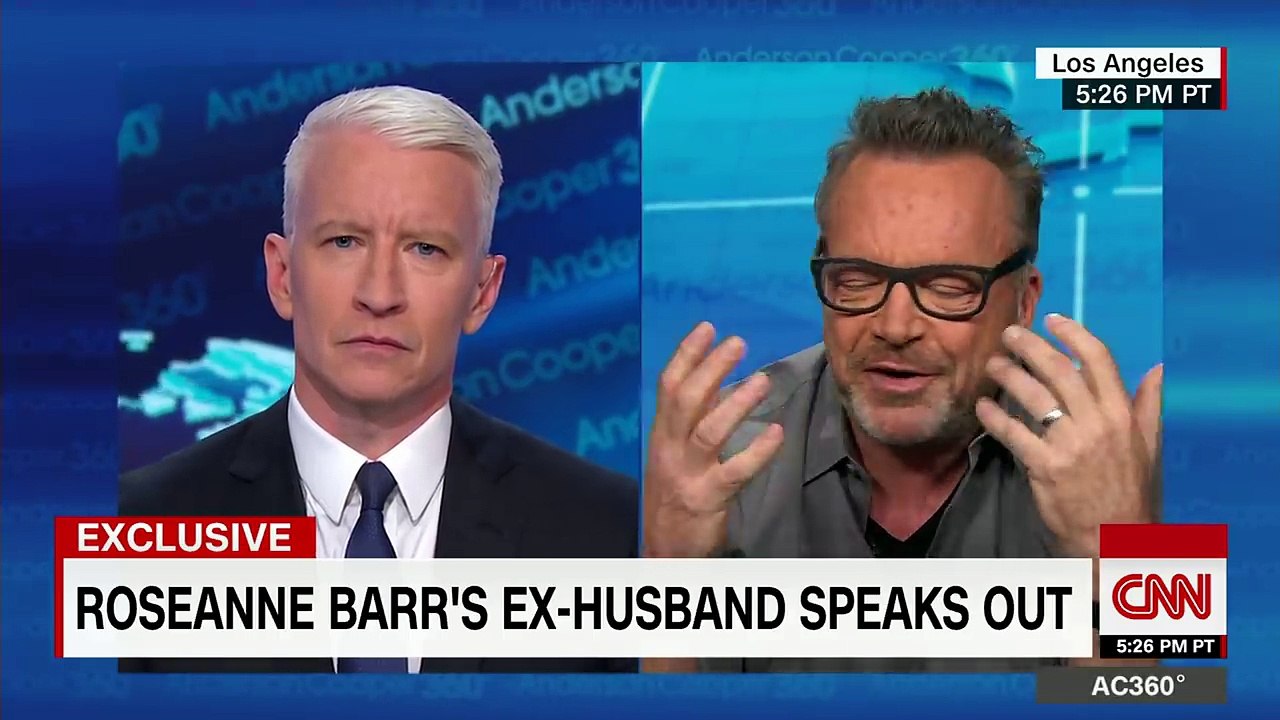 Roseanne’s ex-husband speaks on racist tweet