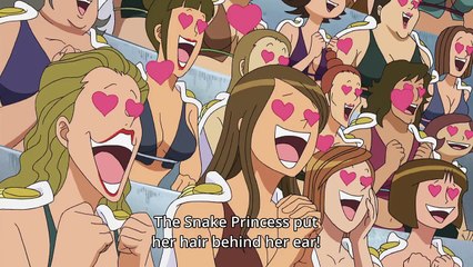 Luffy offends Hancock - Hancock's super hot pose ! #297