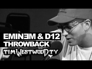 Eminem freestyle never heard before! with D12 Throwback 2004 - Westwood