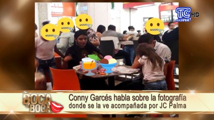 Conny Garcés habla sobre la fotografía donde se la ve acompañada por JC Palma