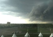 Timelapse Shows Storm Rolling Over Regina, Saskatchewan