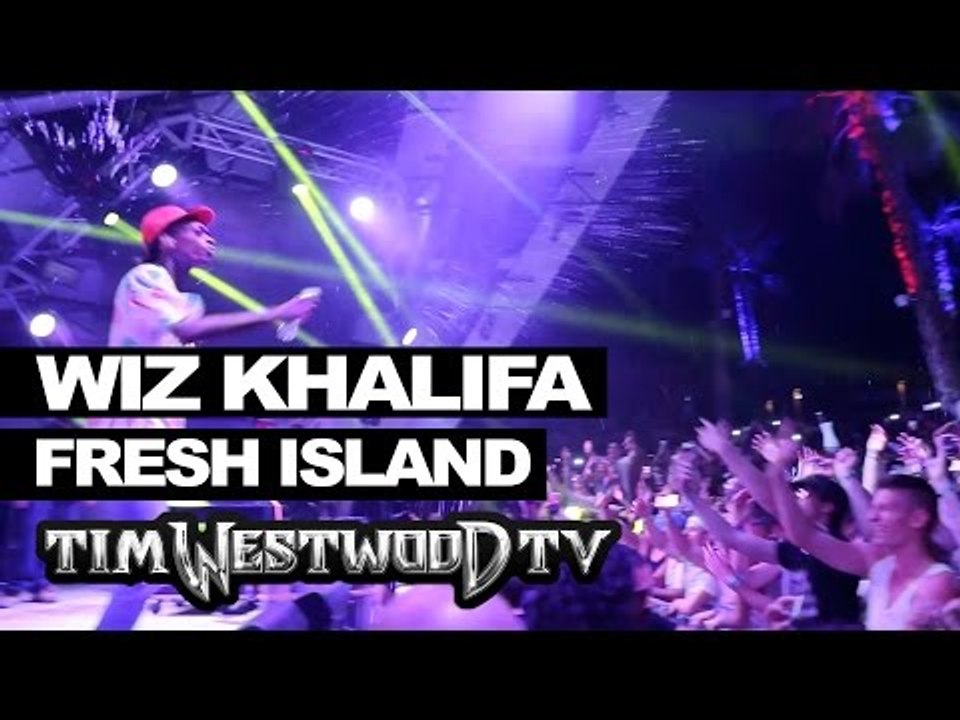Wiz Khalifa Black & Yellow live at Fresh Island Festival - Westwood