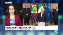 Nouveau gouvernement en Italie : 