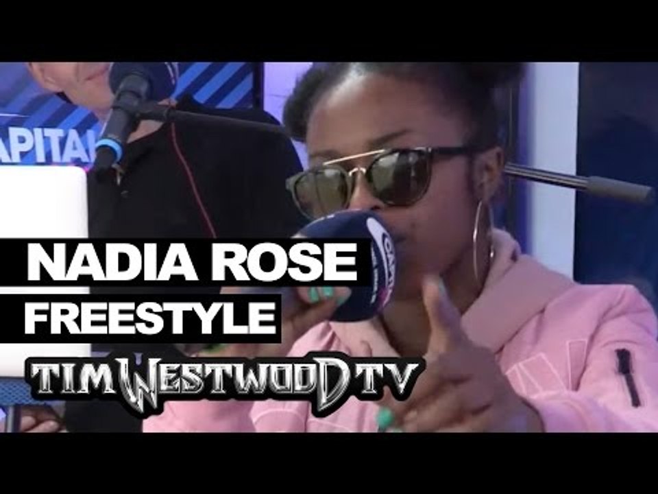 Nadia Rose freestyle backstage at Wireless - Westwood
