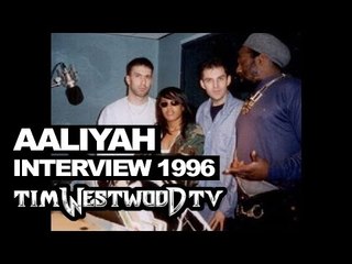 Aaliyah (17yrs old) with Westwood live in 1996! Speaking realness about her work in the industry