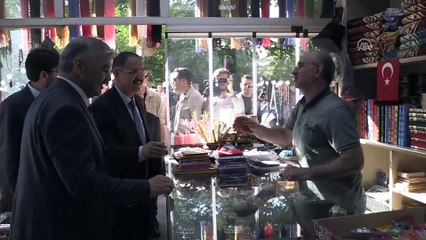 Bakan Özhaseki'den esnaf ziyareti - KAYSERİ