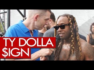 Ty Dolla $ign backstage at Wireless