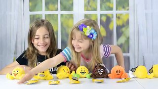 EMOJIEZ PLUSHIPALZ PLUSH HANGERS + BUDDIEZ! NEW SURPRISE BLIND BAGS PLUSH TOYS