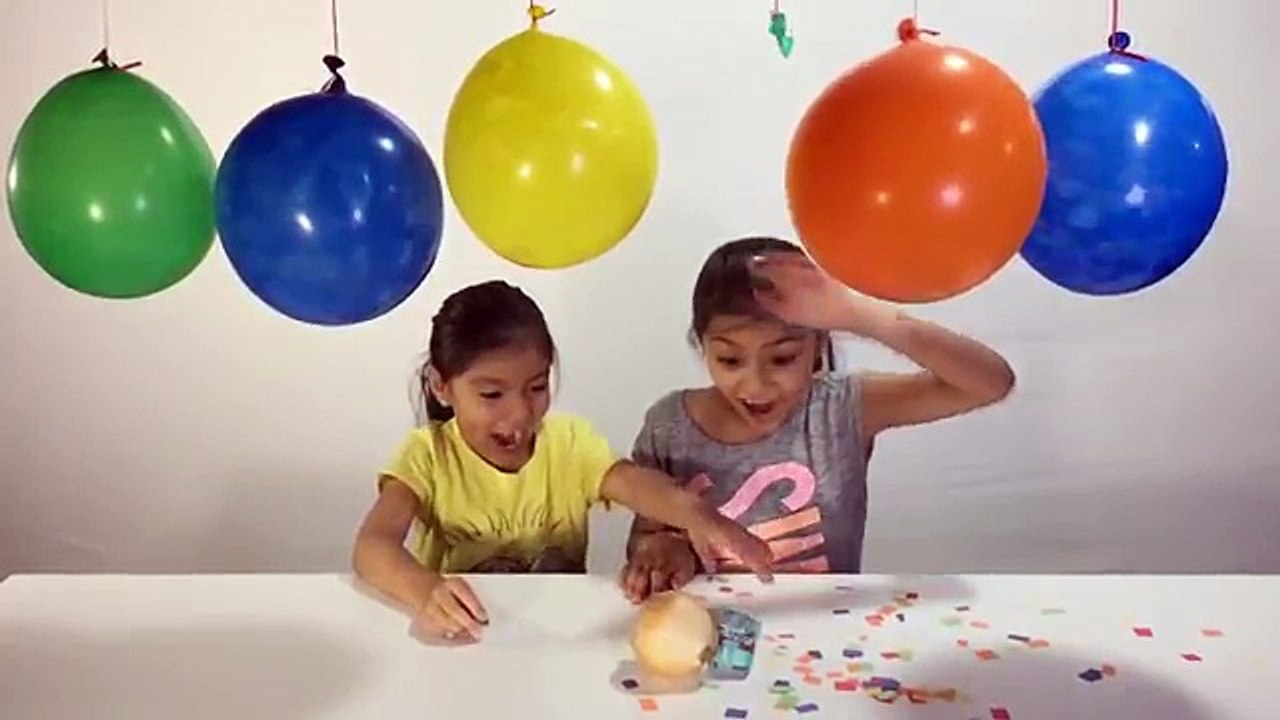 Balloon Surprise #2 MLP, Disney Frozen, Shopkins Season 3 - Onion Challenge