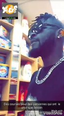 Dj Arafat offre des vivres aux migrants africains en France