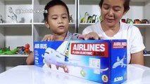 น้องเต๋อ | แกะกล่อง รีวิวของเล่น | เครื่องบิน Air Bus | ของเล่นเด็กชาย