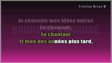 Michel Sardou - Medley [Live 2017] KARAOKE / INSTRUMENTAL