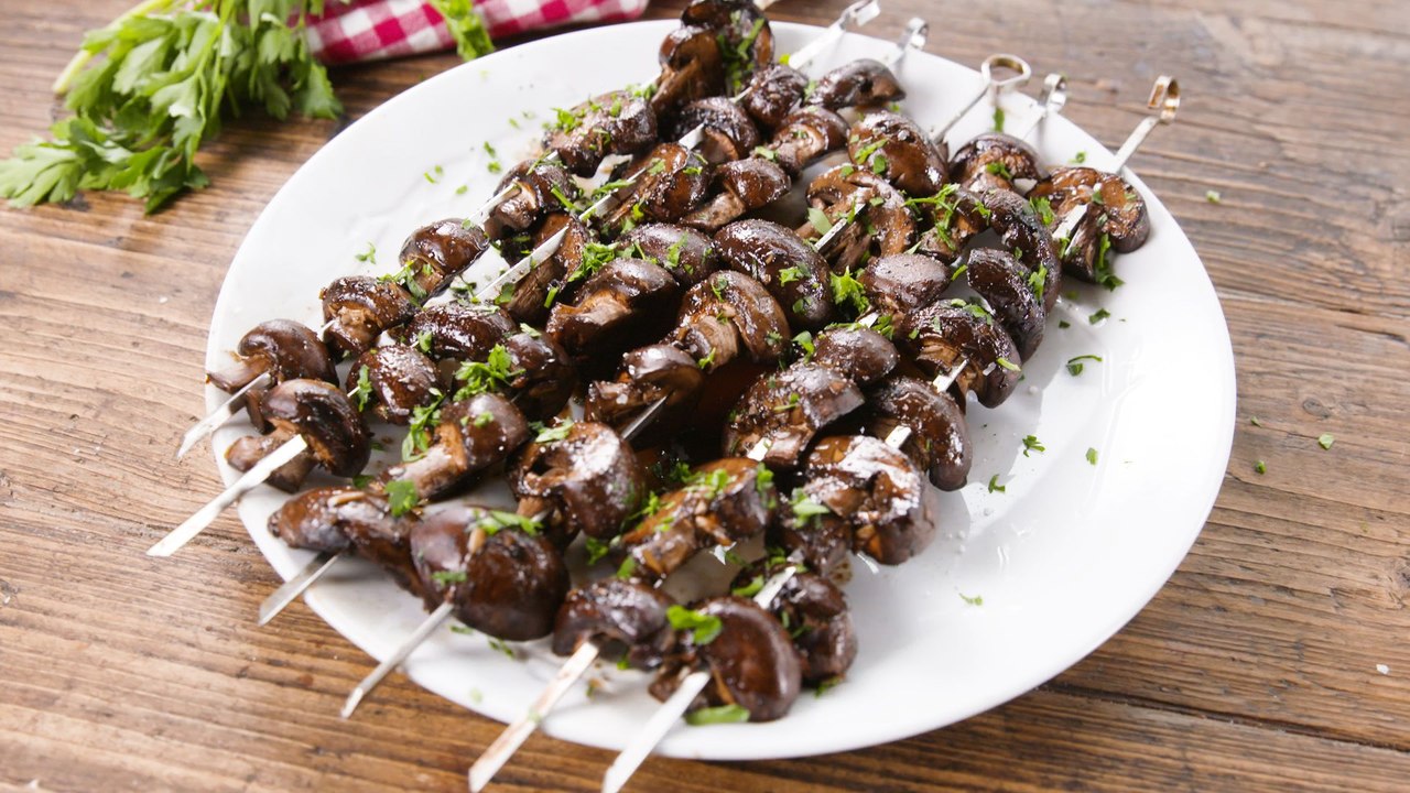 These Grilled Balsamic Mushrooms Will Be The St...