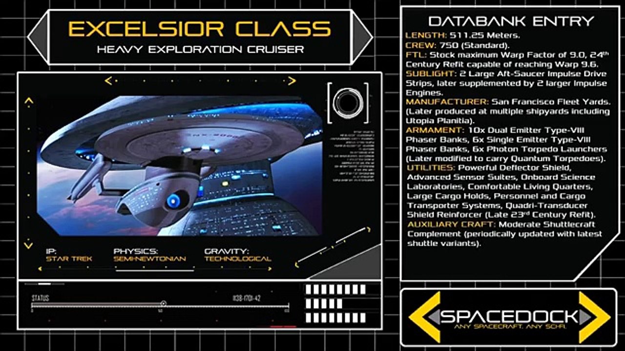 Star Trek: Excelsior Class Starship - Spacedock