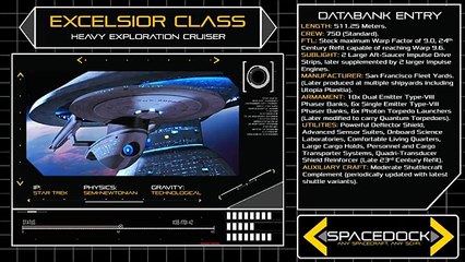 Star Trek: Excelsior Class Starship - Spacedock