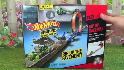 Hot Wheels Rip Up Raceway! NEW 2016! Video Toy Review & Fun Hot Wheels Playtime!
