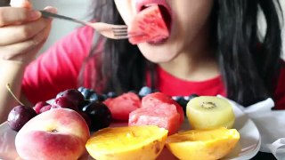 ASMR Eating: Fruits (No Talking)