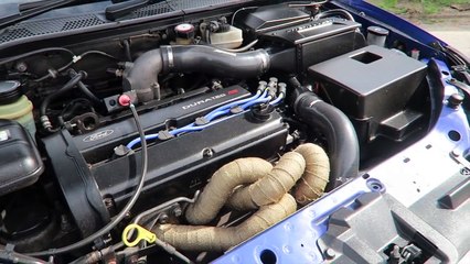 MONSTER 355 BHP HYBRID TURBO FOCUS RS SCARED ME!!!!