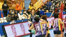FINAL6 日立リヴァーレ 渡邊久惠 Hisae Watanabe 試合前練習 2017.02.12