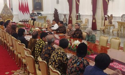 Peserta Aksi Kamisan di Istana Bertemu Jokowi