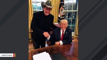Chelsea Clinton Shares Image Of Ted Nugent, Who Called Hillary A 'Toxic C***,' Visiting The Trump White House