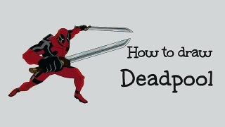 How to Draw Deadpool - Easy Step by Step Video Lesson
