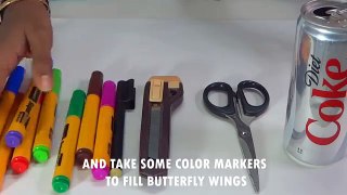 How to Make Butterflies With Coke Cans - Step by Step Tutorials