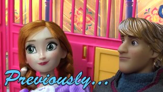 Disney Frozen Princess Anna Kristoff Queen Elsa Part 26 Horse Stable Barbie Dolls Sven Series Video