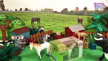 14 FARM ANIMALS SURPRISE TOYS 3D PUZZLES for kids - Horse Pig Dog Sheep Bull