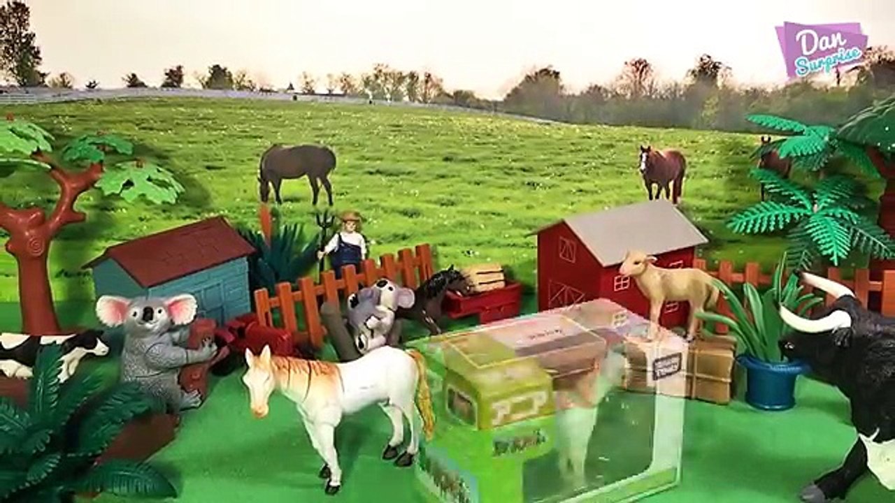 14 FARM ANIMALS SURPRISE TOYS 3D PUZZLES for kids - Horse Pig Dog Sheep Bull