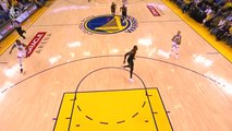 Pass deflected by Green, Klay gets the steal, Curry to KD for the Slam - Cavaliers vs Warriors - Game 1 - 2018 NBA Finals
