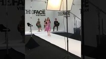 Minh Hằng thị phạm catwalk The Face 2018